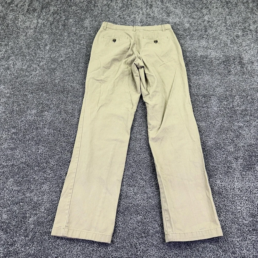 10W Apparel Khakis Pants Mens 32x34 Beige Canvas Straight Workwear Casual